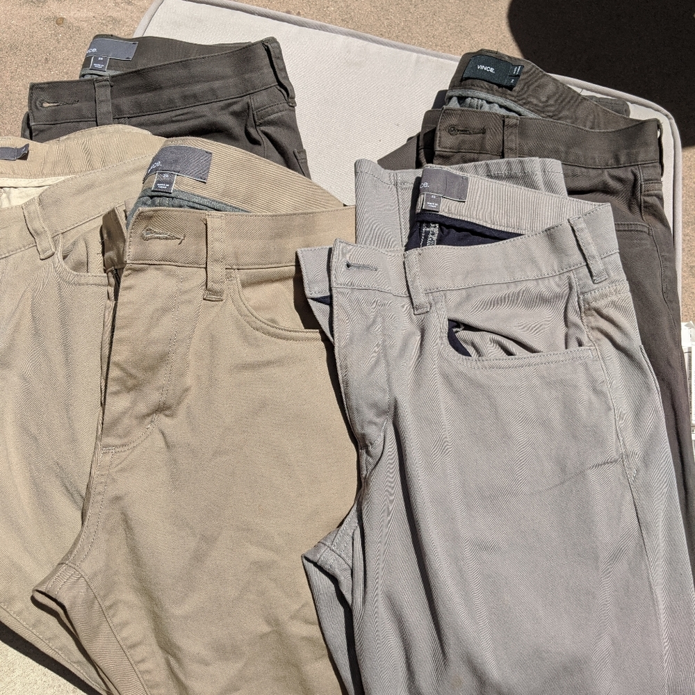 Vince khaki jeans lot of 5